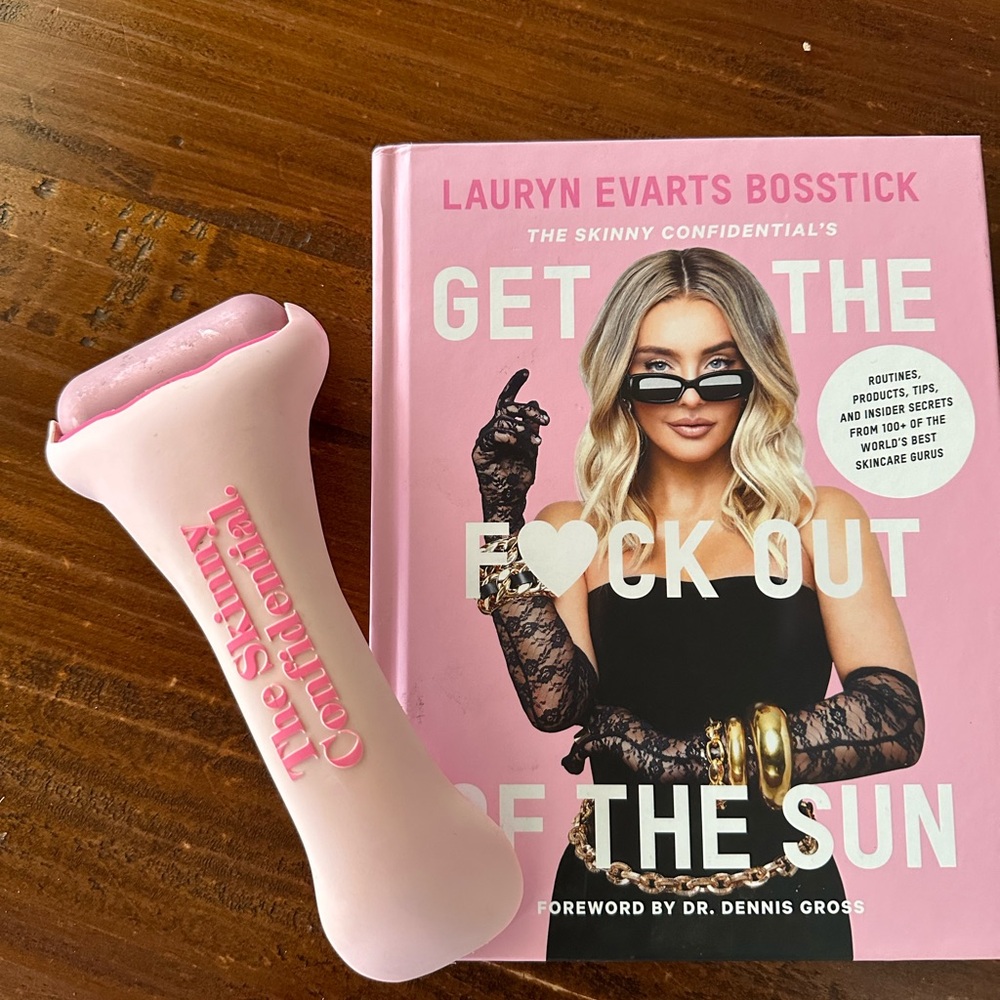 Skinny Confidential Ice Roller and Book